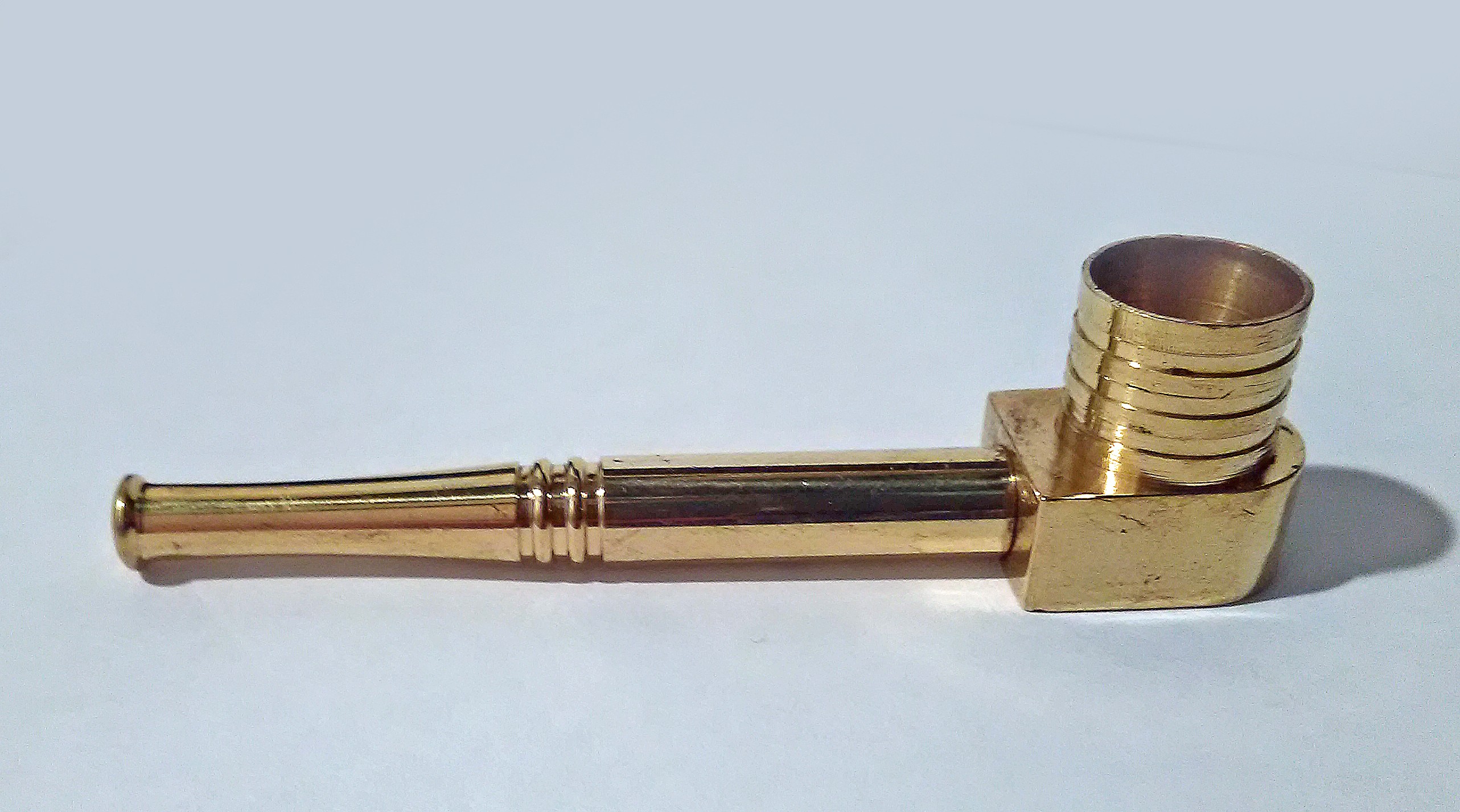 Brass pipe, heavy
